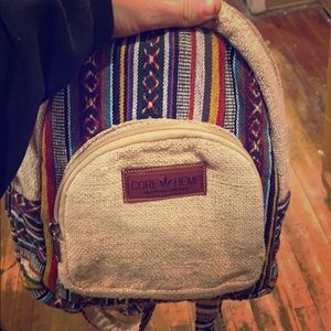 Hemp Backpack - size small